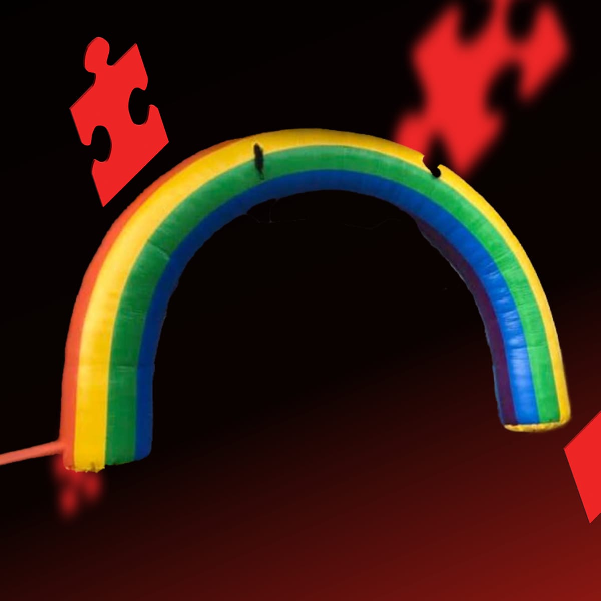 Opblaasbare Regenboog Boog