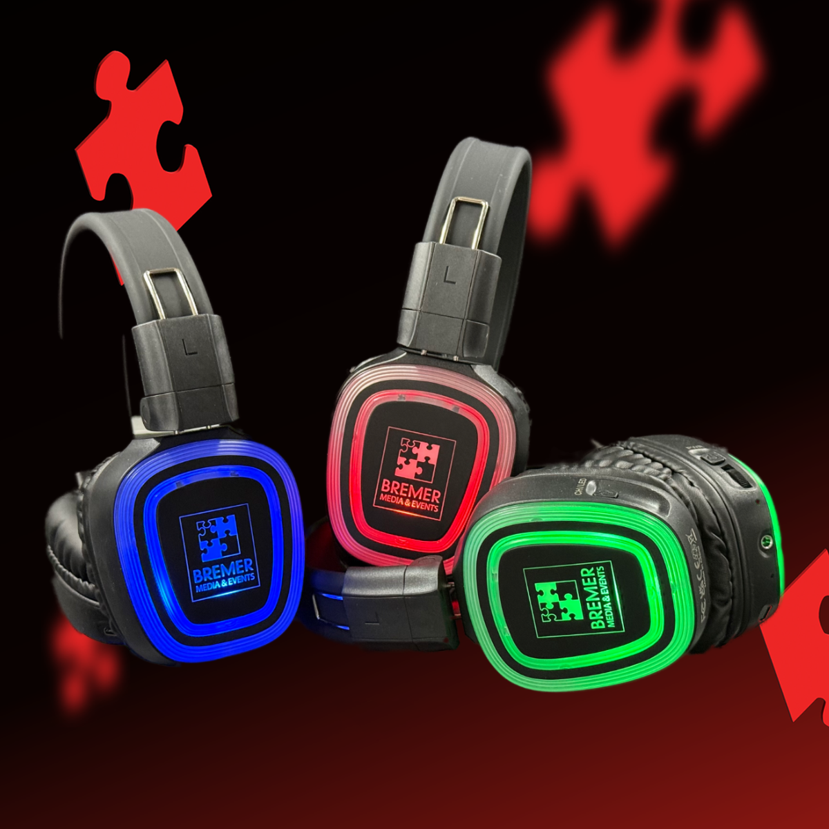 Silent Disco Set 25 stuks + 1 zender