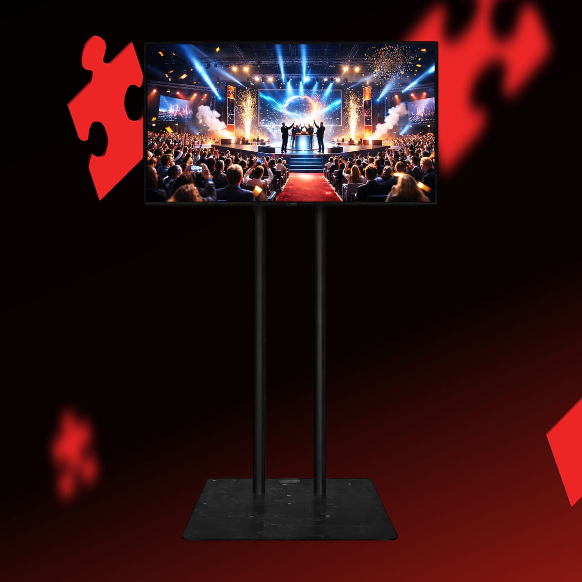 Monitor 50” 4K monitor set (incl. stand)