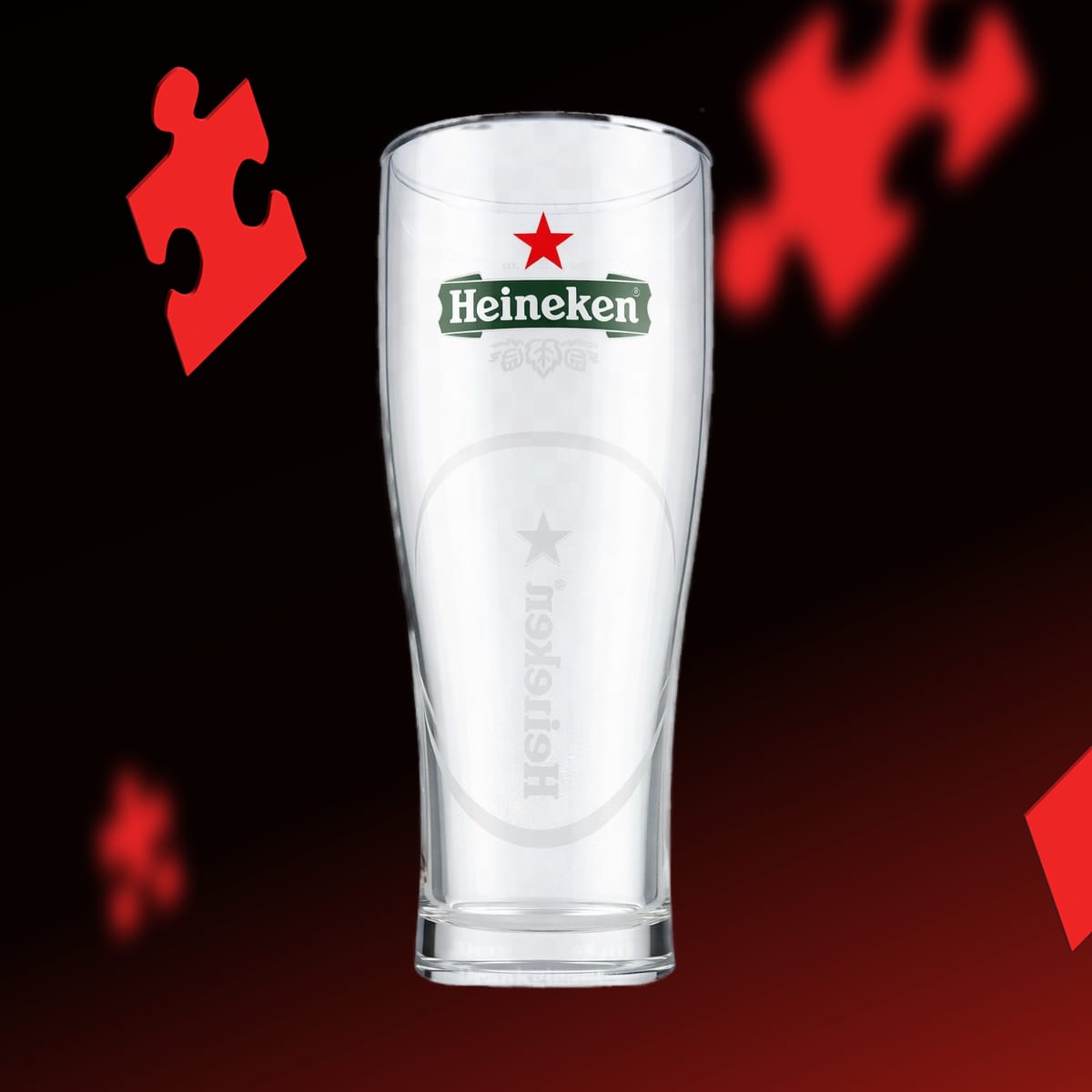 Bierglas Heineken (40 per krat)